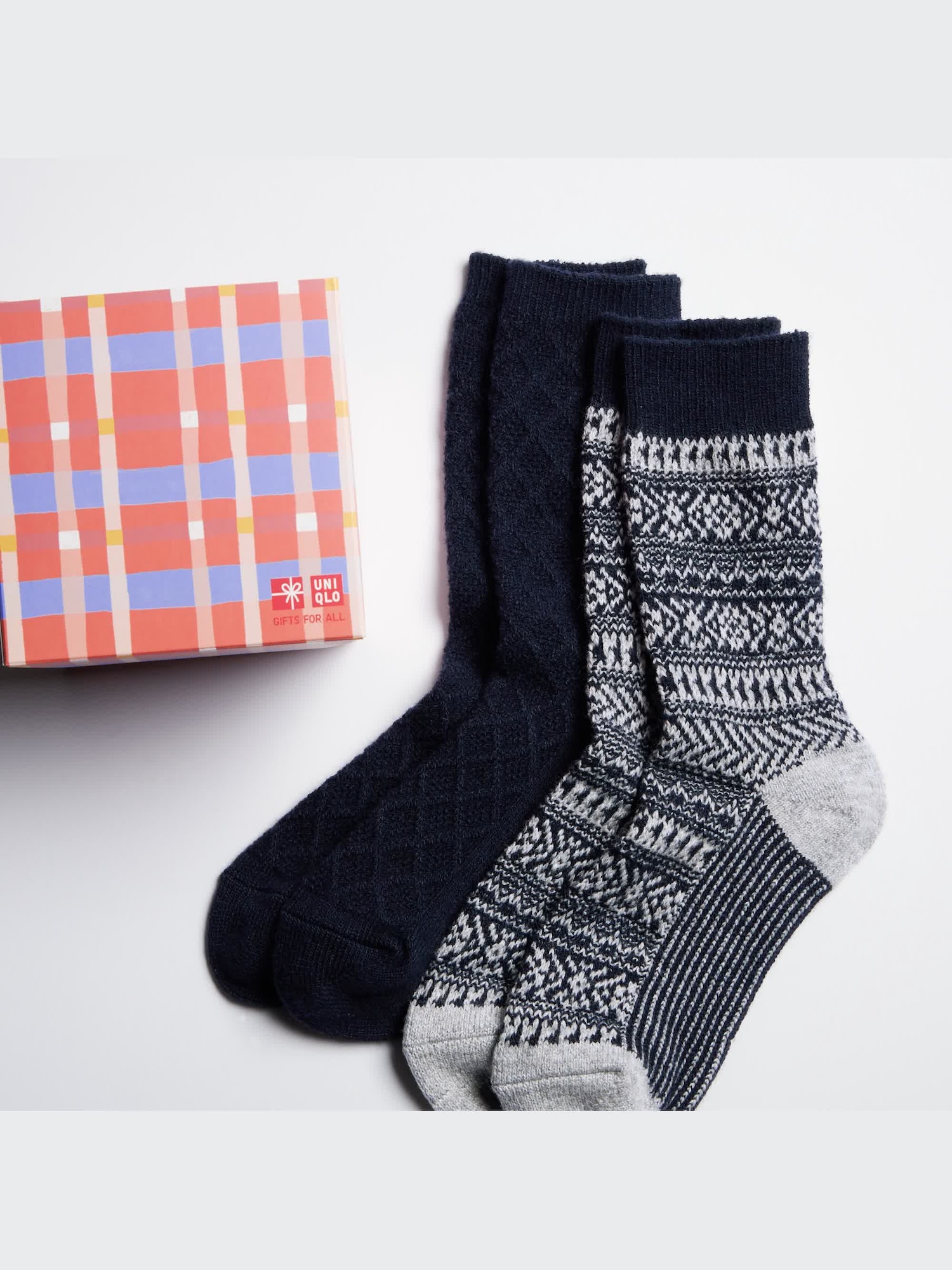 ユニクロ公式 | ヒートテックソックス ギフトボックス（2足組・フェア