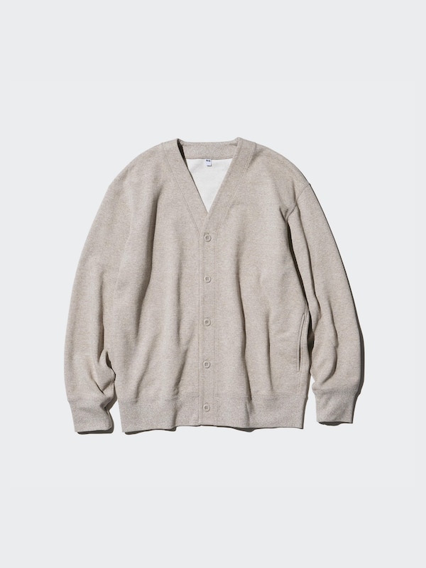 Unisex Sweat Cardigan Long Sleeve UNIQLO ID