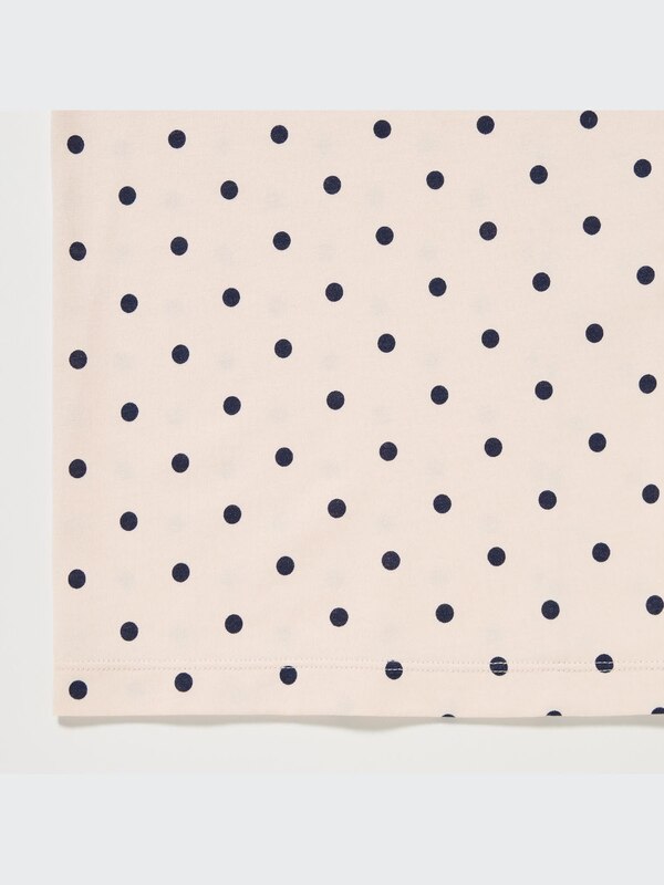 AIRism Katun Piyama Lengan Pendek (Polkadot)
