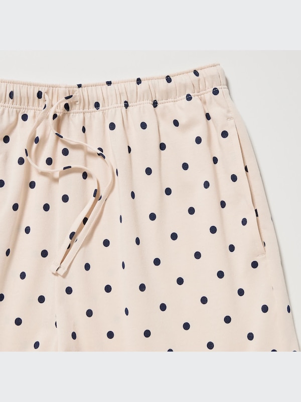 AIRism Katun Piyama Lengan Pendek (Polkadot)