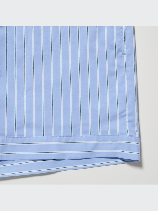 Bộ Pyjama Vải Co Giãn Mềm Ngắn Tay