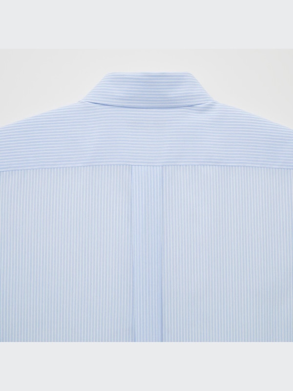 ファインクロスストライプシャツ（ボタンダウンカラー・長袖）