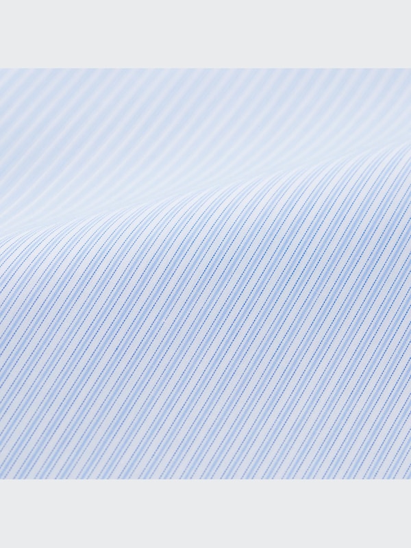 ファインクロスストライプシャツ（ボタンダウンカラー・長袖）