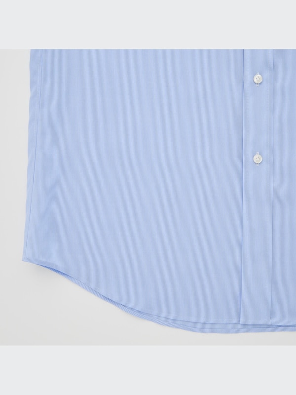 ファインクロスストライプシャツ（ボタンダウンカラー・長袖）