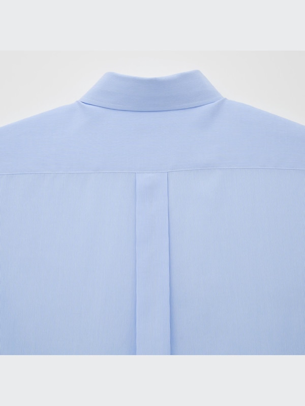 ファインクロスストライプシャツ（ボタンダウンカラー・長袖）