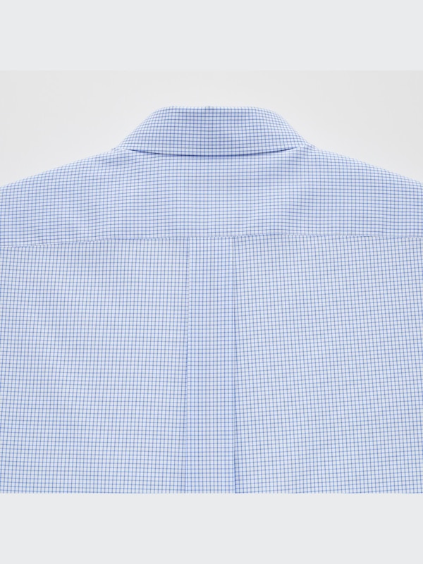 ファインクロスチェックシャツ（ボタンダウンカラー・長袖）