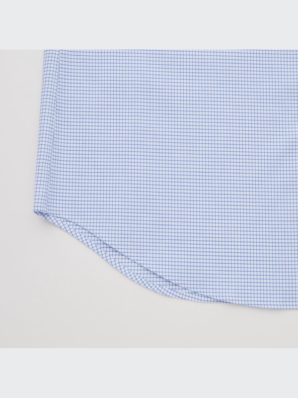 Kemeja Fine Cloth Easy Care Stretch Slim Fit Kotak Lengan Panjang