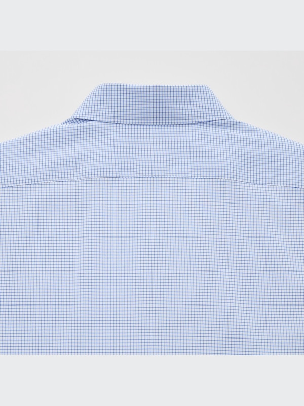 Kemeja Fine Cloth Easy Care Stretch Slim Fit Kotak Lengan Panjang