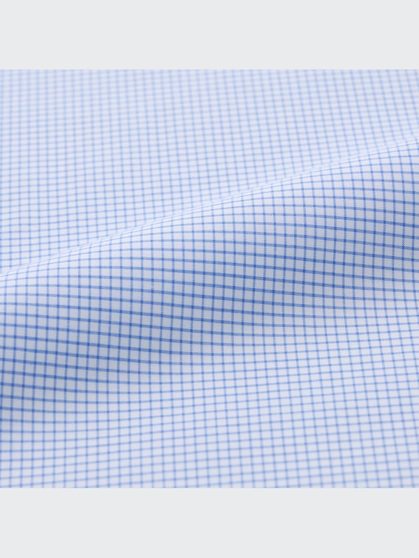 Kemeja Fine Cloth Easy Care Stretch Slim Fit Kotak Lengan Panjang