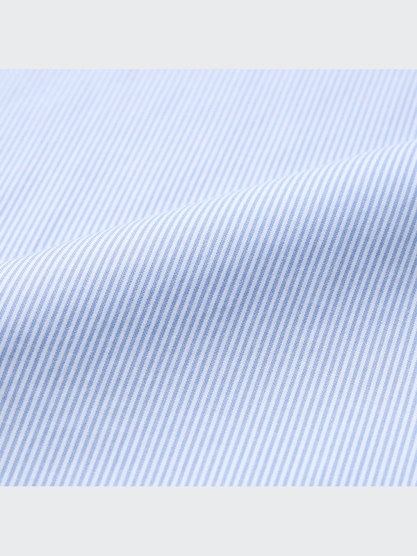 슈퍼논아이론셔츠(긴팔·세미와이드칼라)스트라이프