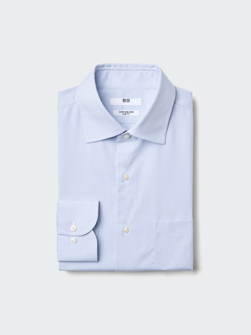 MEN'S SUPER NON-IRON SLIM FIT LONG SLEEVE SHIRT UNIQLO PH