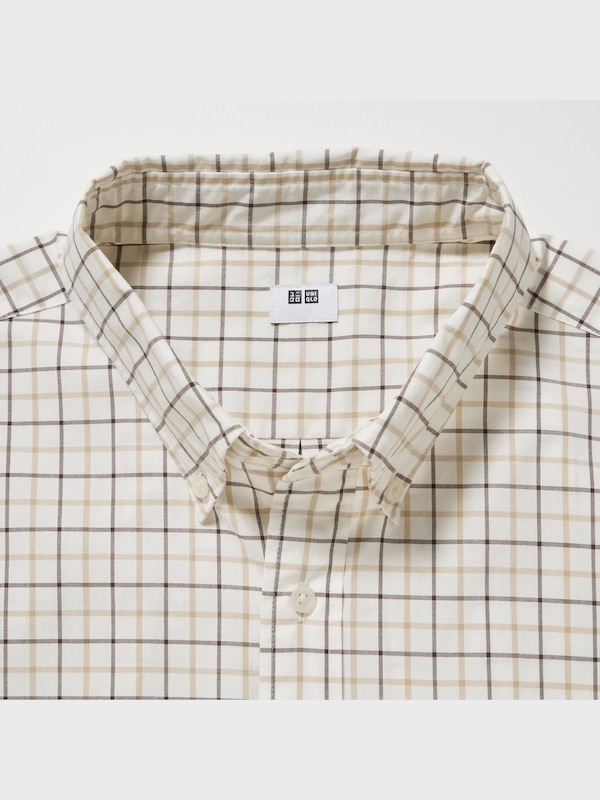 エクストラファインコットンブロードチェックシャツ（長袖）