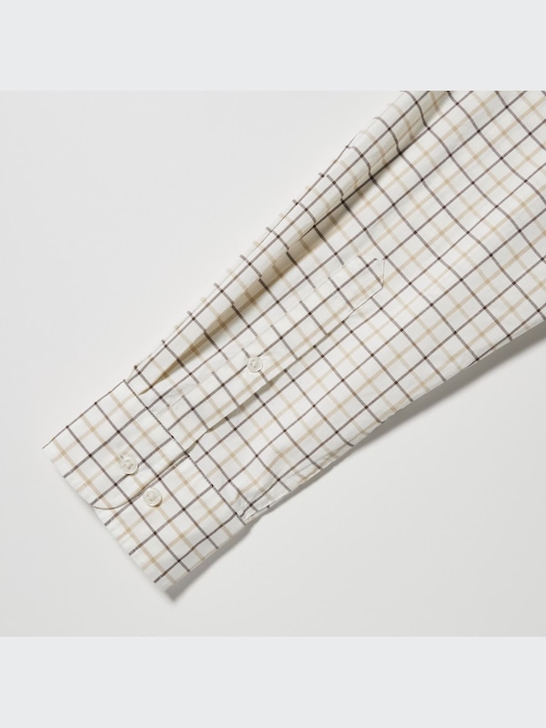 エクストラファインコットンブロードチェックシャツ（長袖）