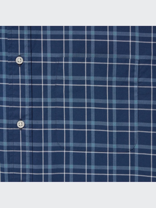 エクストラファインコットンブロードチェックシャツ（長袖）