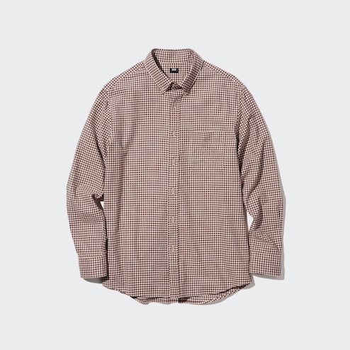 MEN'S FLANNEL CHECKED LONG SLEEVE SHIRT