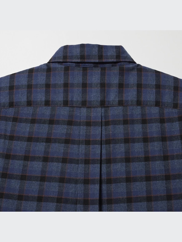 플란넬체크셔츠(긴팔·버튼다운칼라)C