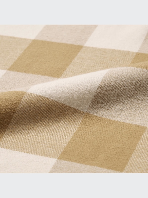 Áo Sơ Mi Vải Dạ Kẻ Sọc Dài Tay