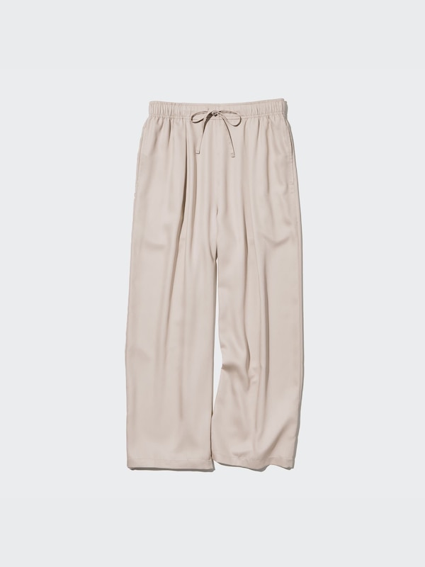 Celana Drape Lurus Satin