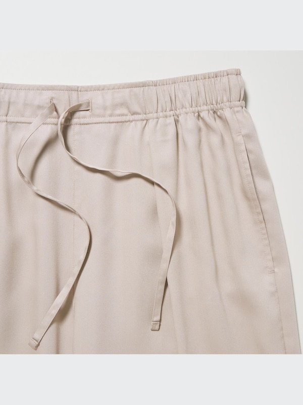 Celana Drape Lurus Satin