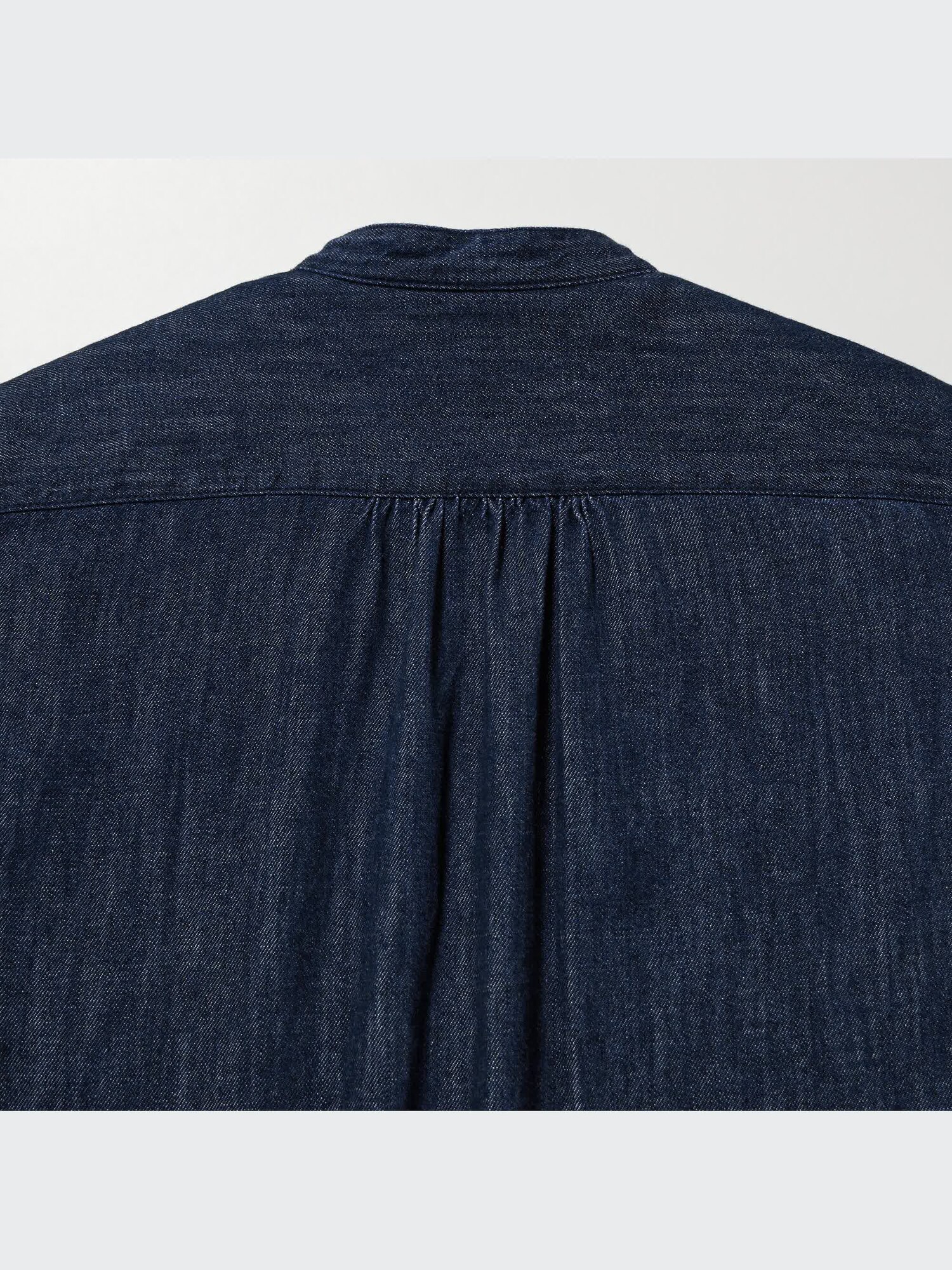 C/Rデニムピンタックブラウス WEB限定】デニムピンタックブラウス