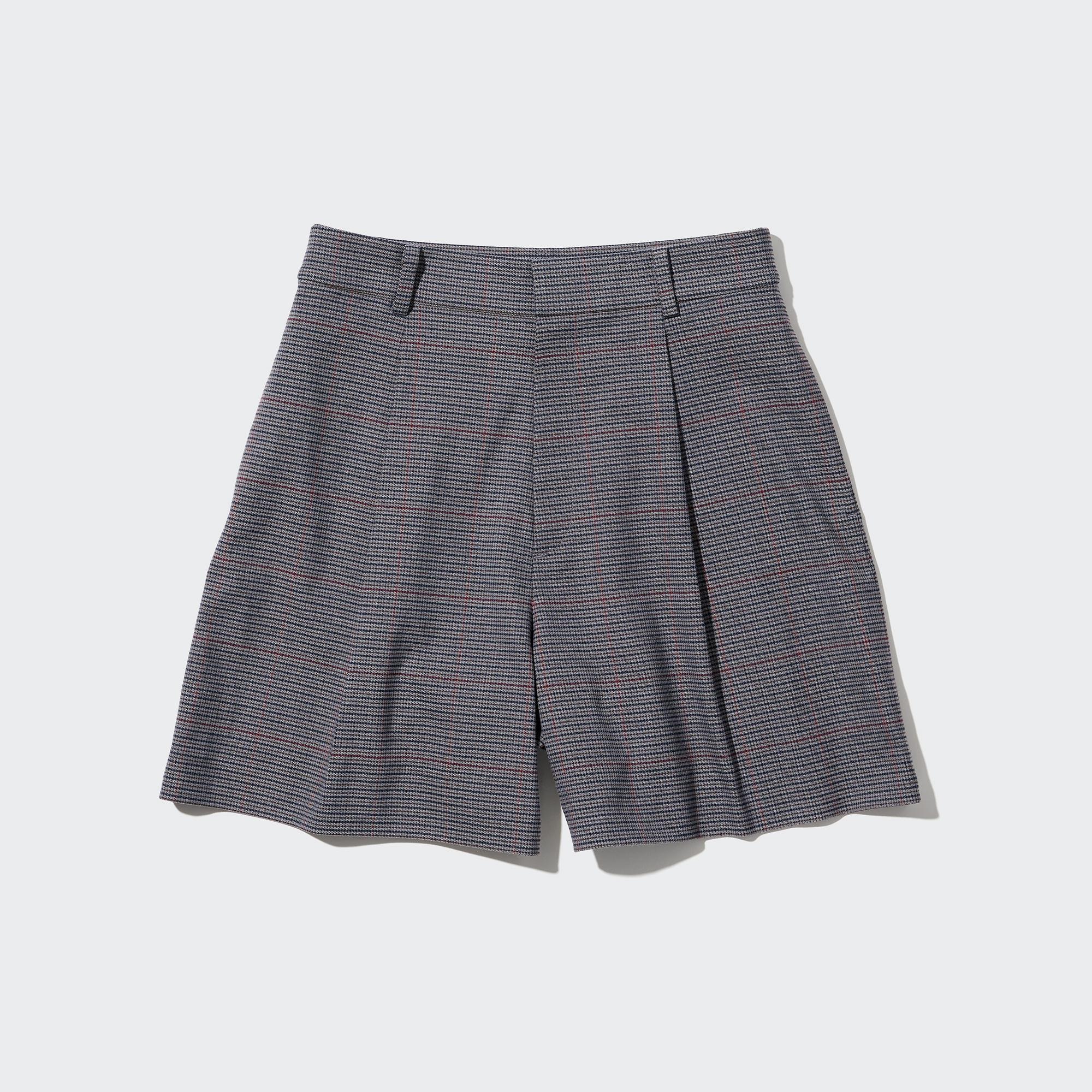 Checked deals shorts womens