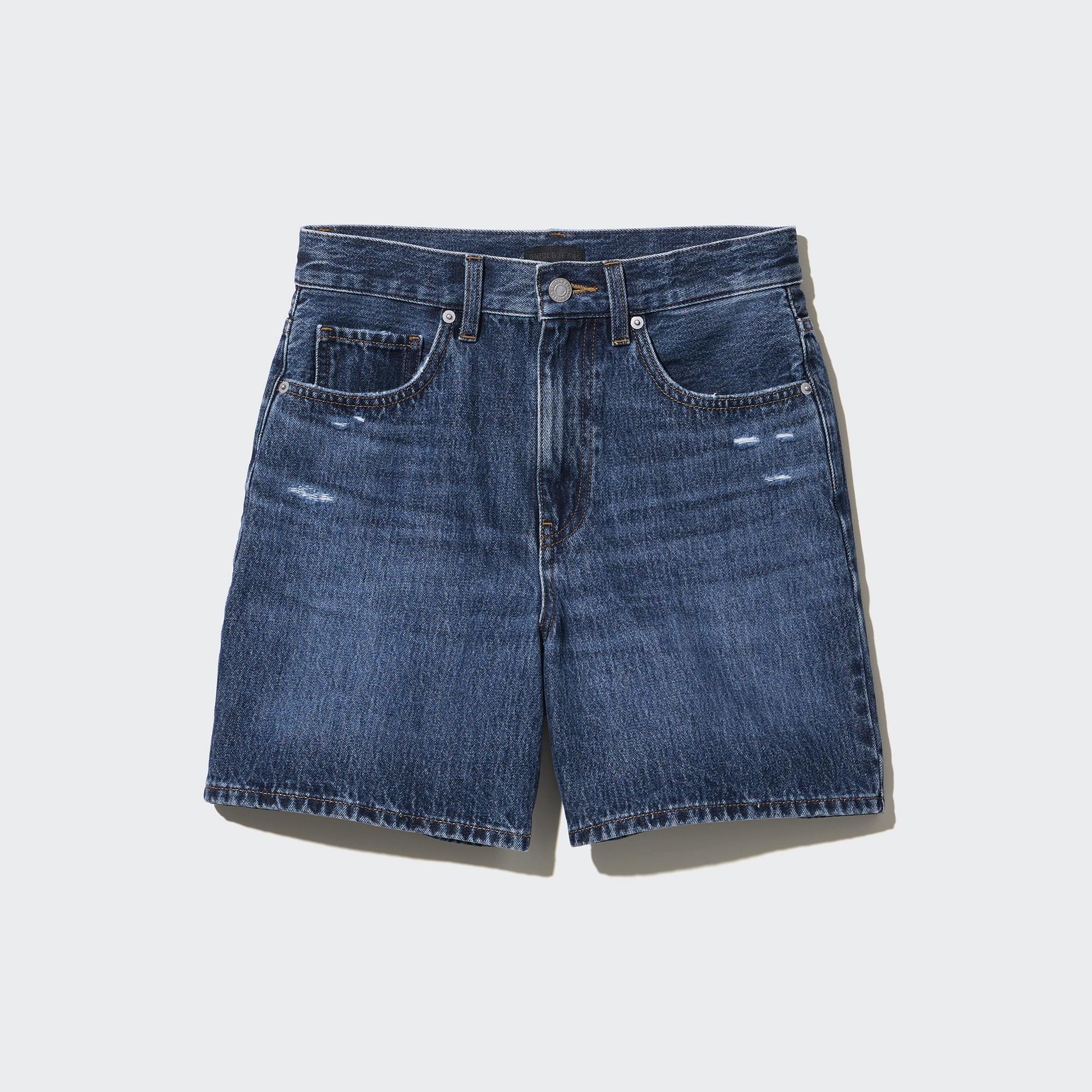 Uniqlo on sale denim shorts