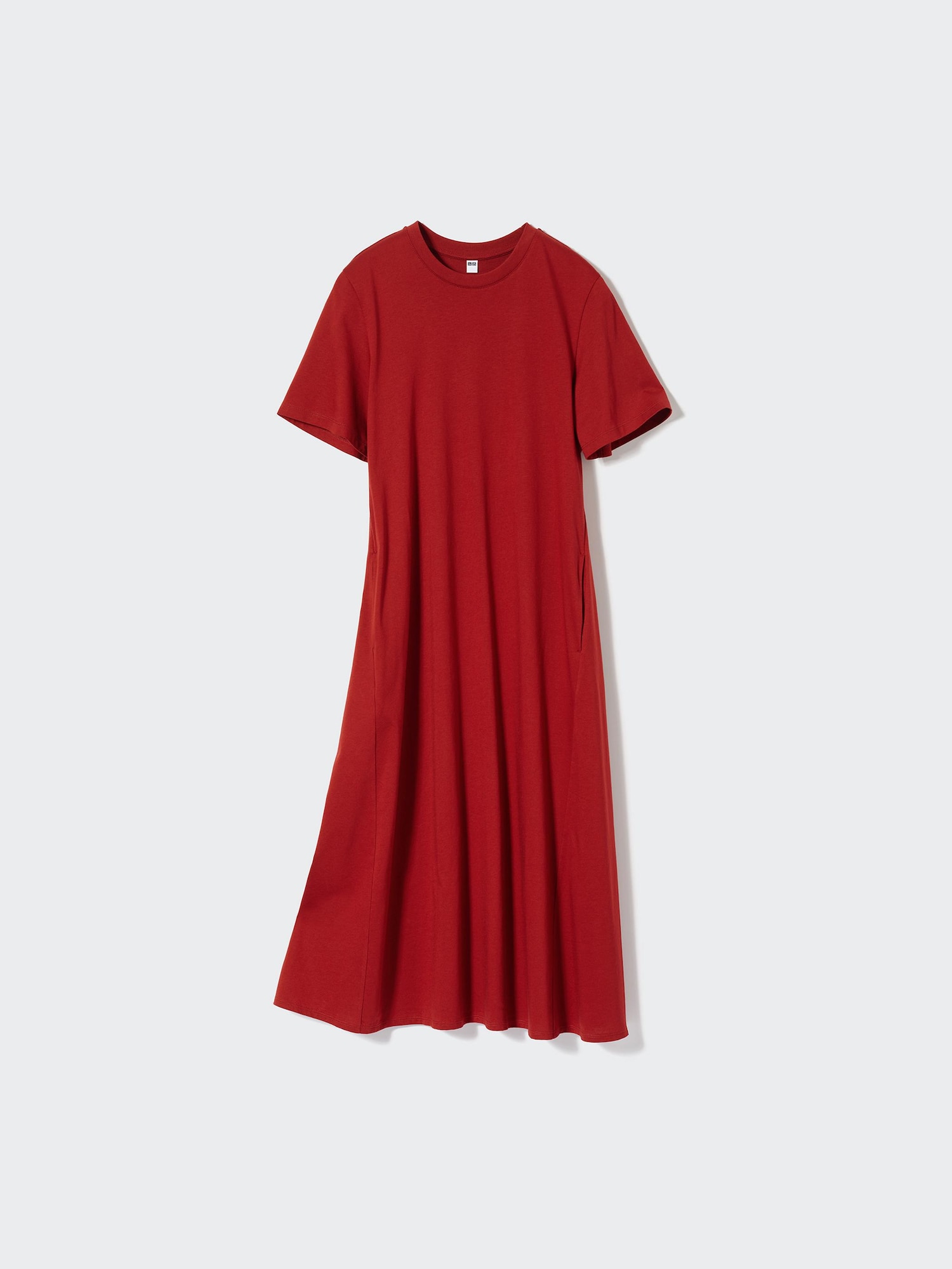 women mercerized cotton short-sleeve long dress Cotton that looks like silk. | UNIQLO TODAY