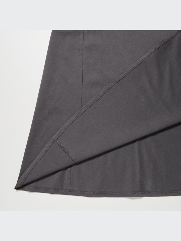 uniqlo mercerized cotton a line dress Mercerized Cotton Sleeveless Uniqlo Sleeveless Dress UNIQLO Mercerized  Cotton A-Line Sleeveless Long Dress In Gray
