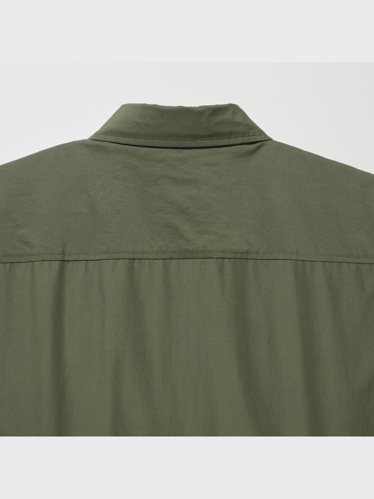 ユニクロ公式 | コットンロングシャツワンピース（長袖・丈短め・104.5