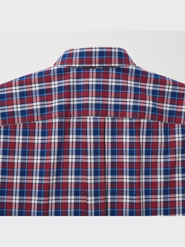 Extra Fine Cotton Checked Short Sleeve Shirt