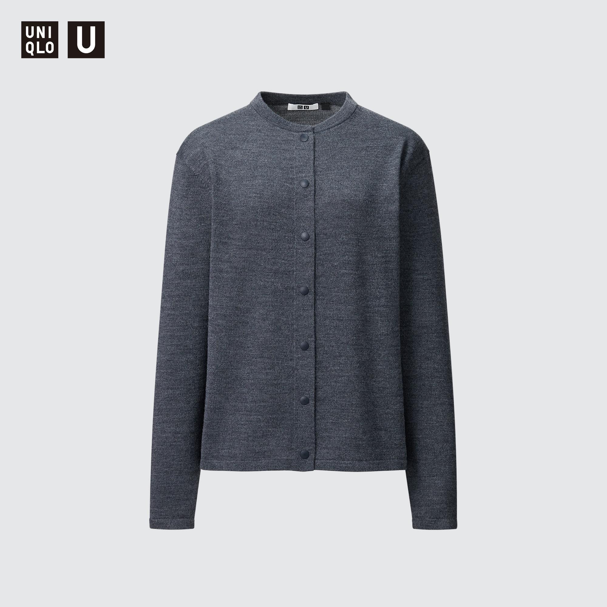 Uniqlo sale grey cardigan