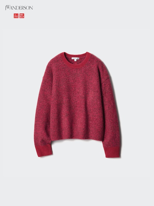 Souffle Yarn Crew Neck Sweater Womens WOMEN'S SOUFFLE YARN CREW