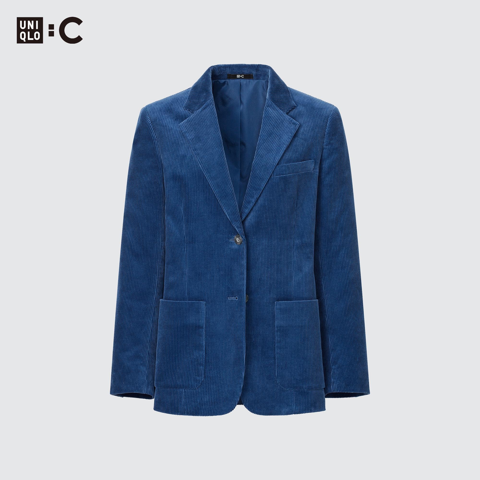 UNIQLO : C コーデュロイジャケット　XL ブルー　新品