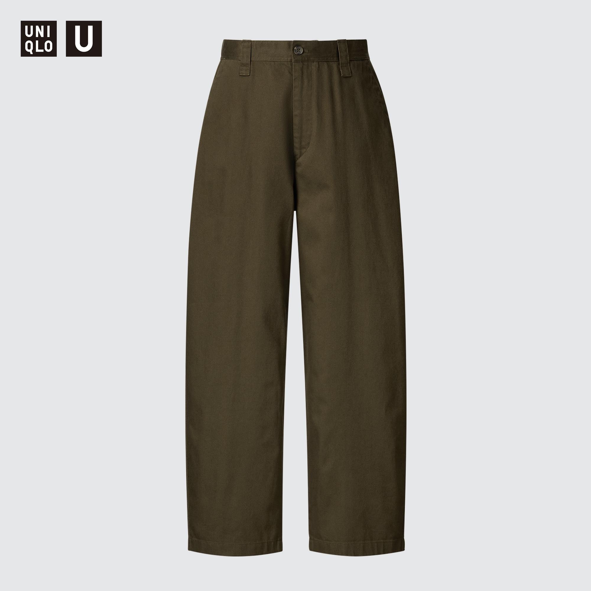 UNIQLO U ワイドフィットチノ 73 DARK BROWN 2023 www