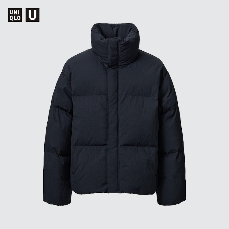 【UNIQLO U】パデットボリュームジャケット ナチュラル Lサイズ 新品