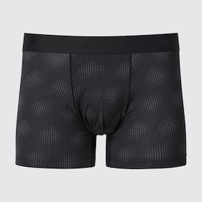 Uniqlo AIRism Boxer Briefs (Small, Black) at  Men's Clothing