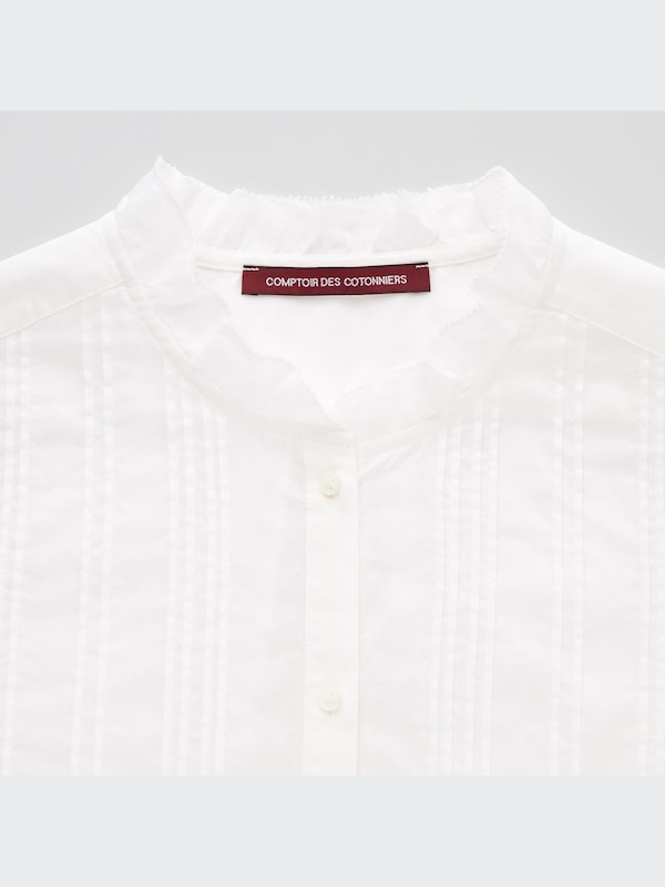 コットンフリルシャツ（長袖・ コントワーデコトニエ）