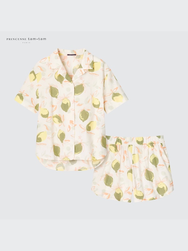 プリントパジャマセット（半袖・プリンセスタムタム）