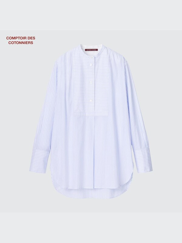 コットンストライプチュニック（長袖・コントワーデコトニエ）