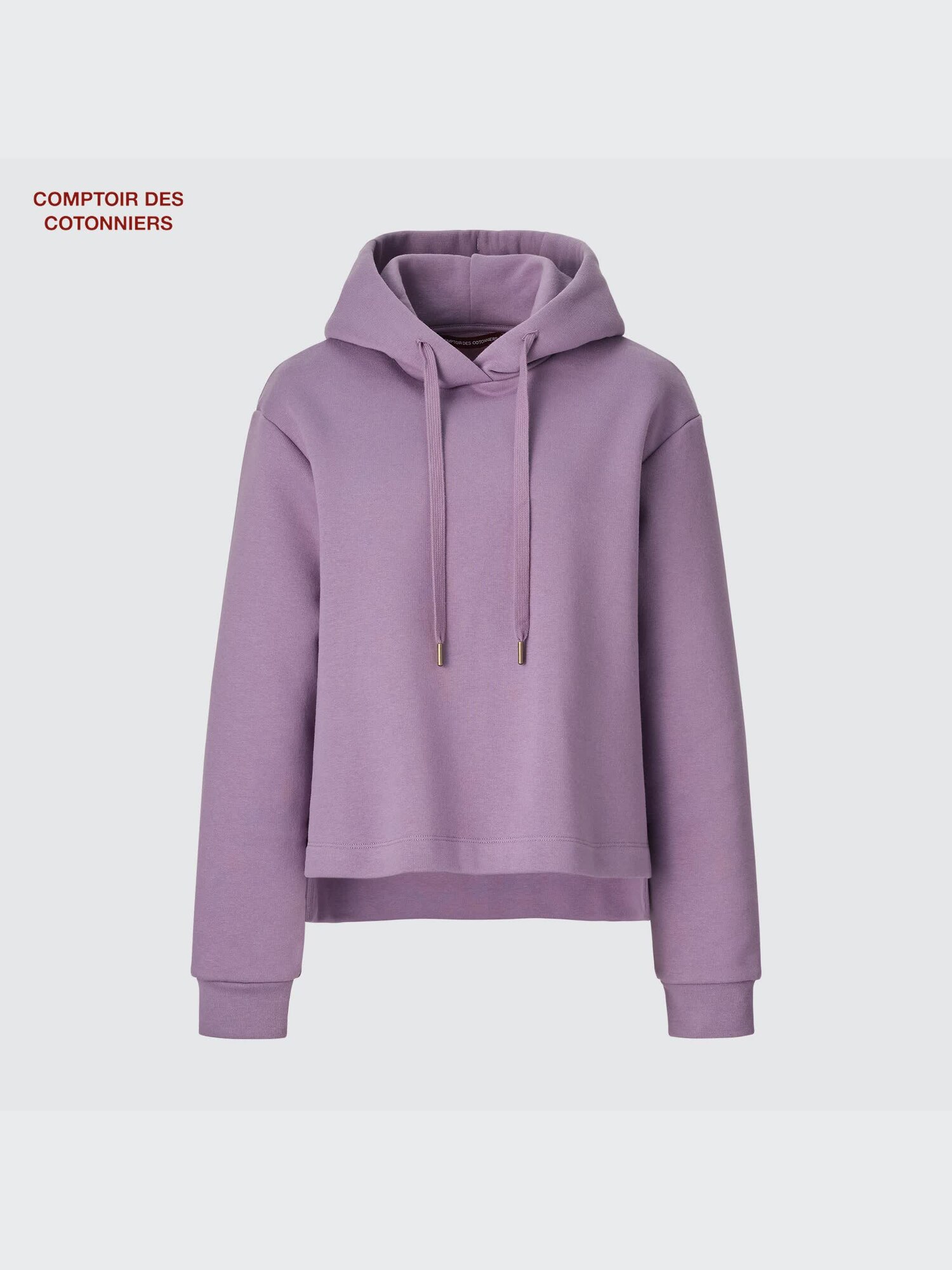 ユニクロ　UNIQLO コントワードコトニエ　ラベンダー　フード付き　パーカー Comptoir des cotonniers - ユニクロ UNIQLO コントワードコトニエ