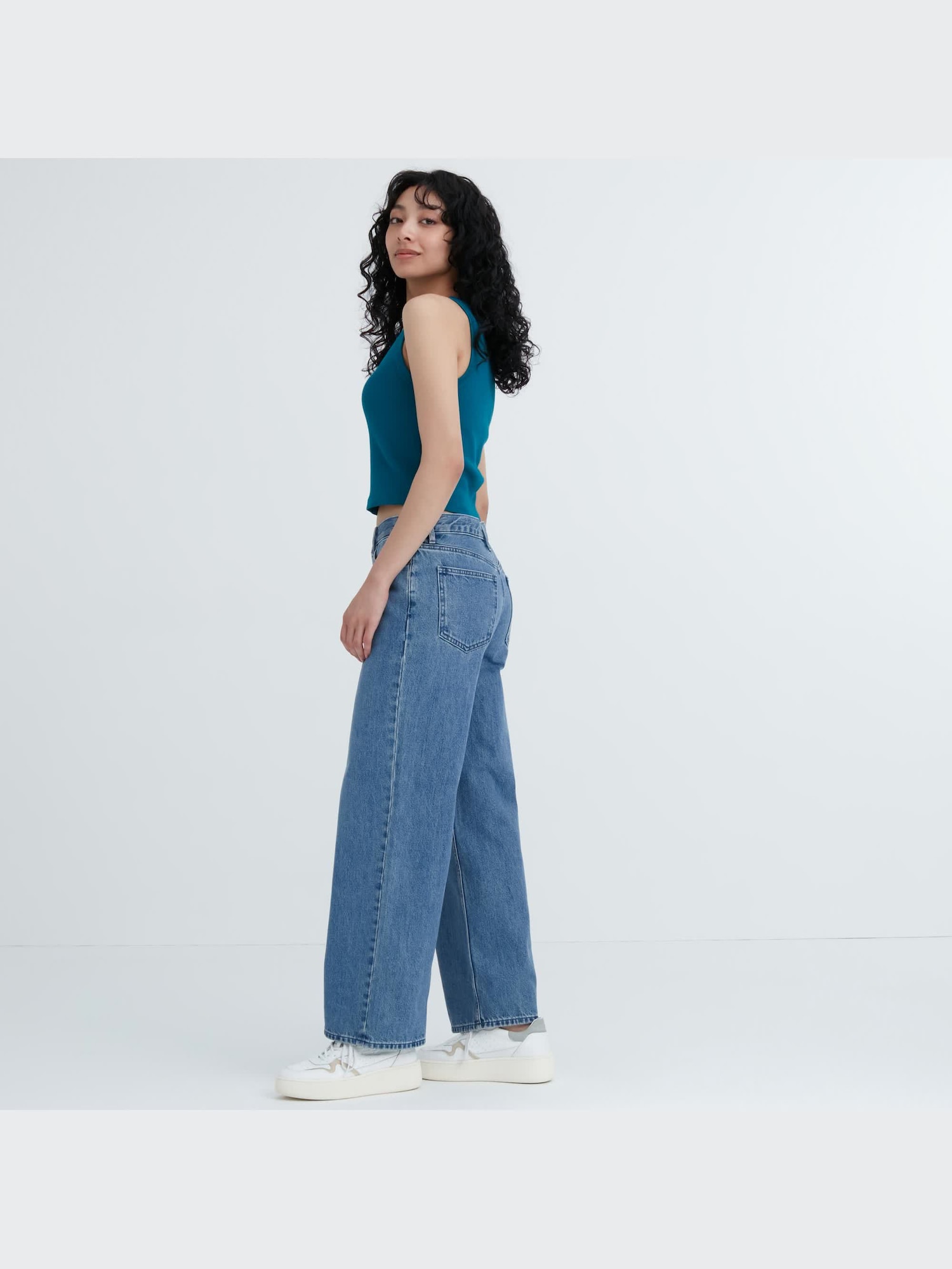 [CKJ]Low-Rise Baggy Fit Mid-Blue Summer Tencel Jeans★人気★ Extreme Low Rise Baggy Jeans | Calvin Klein