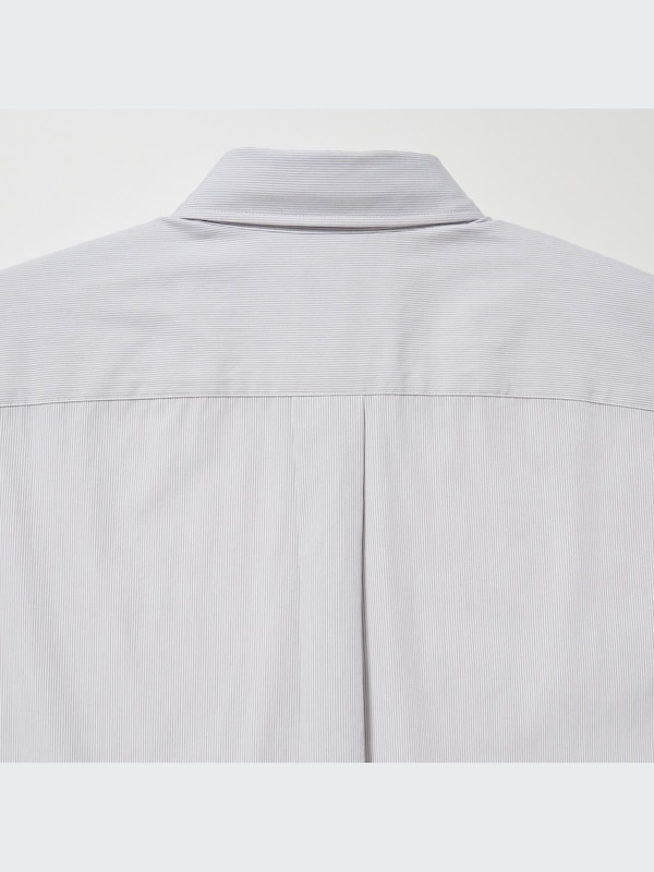 エクストラファインコット  ンストライプシャツ（長袖）