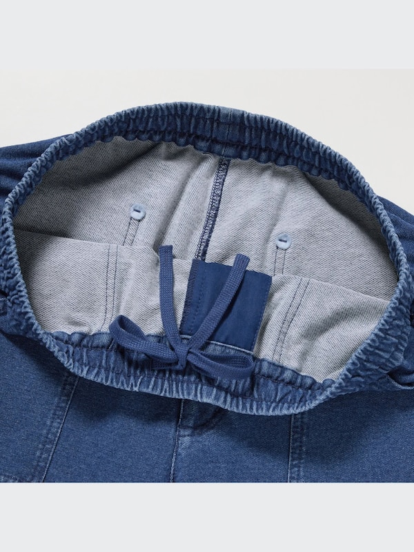 Celana Jersey Ankle Washed Denim