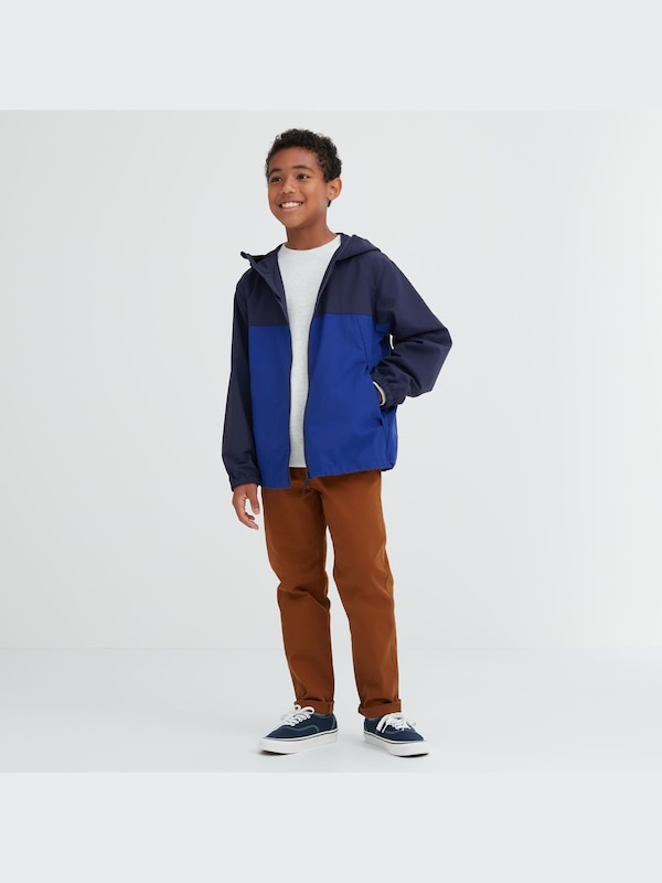 KIDS포켓터블나일론파카(컬러블록)