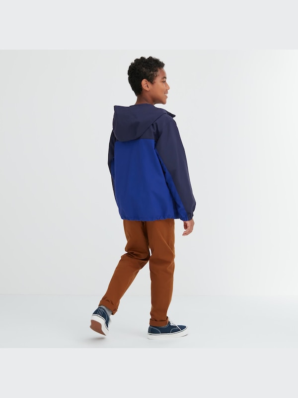 KIDS포켓터블나일론파카(컬러블록)