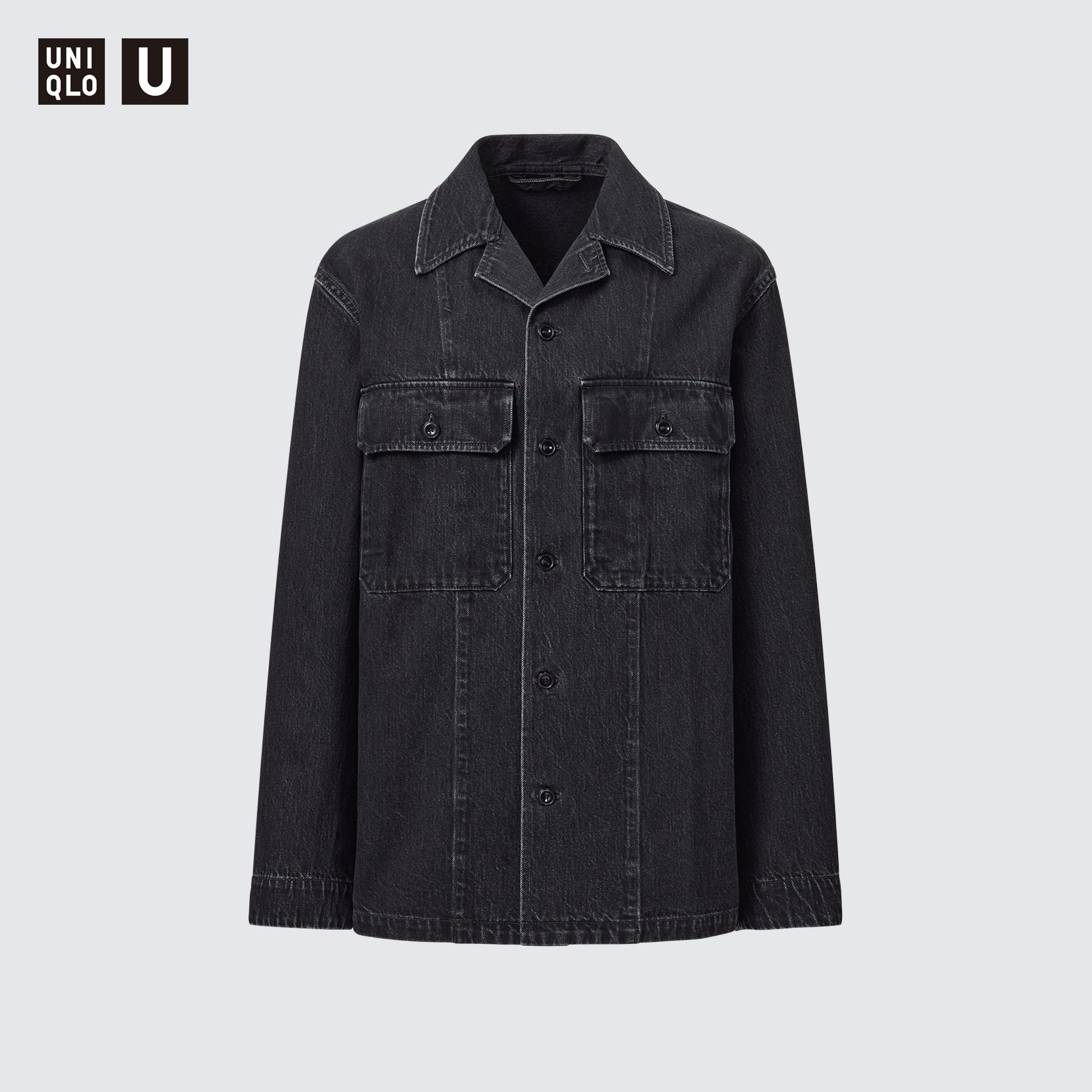 新品⭐︎UNIQLO U デニムシャツジャケットL購入しても大丈夫でしょうか 