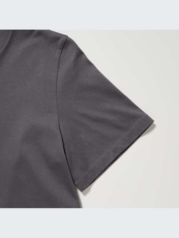 Mercerized Cotton A Line Short Sleeve Dress