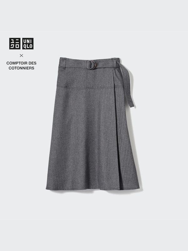 ベルテッドラップスカート