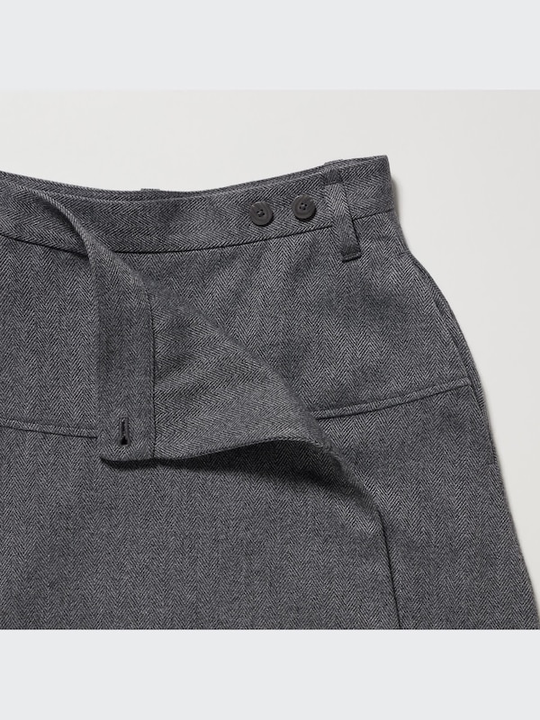 ベルテッドラップスカート