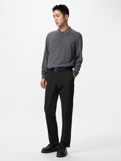 ユニクロ公式 | ストレッチウールスリムフィットパンツ